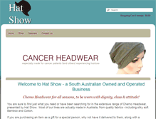 Tablet Screenshot of hatshow.com.au